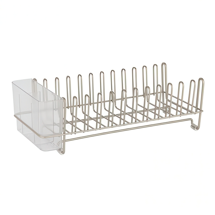Dish rack, Compact, ID CLASSICO DRAINER, 30,5 x 13,5 x H10 cm, Silver