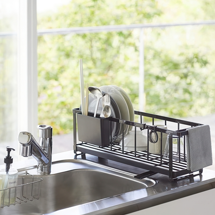 Dish Rack, TOWER SLIM WIRE DISH DRAINER, 16 x 57,5 x H18,5 cm Yamazaki