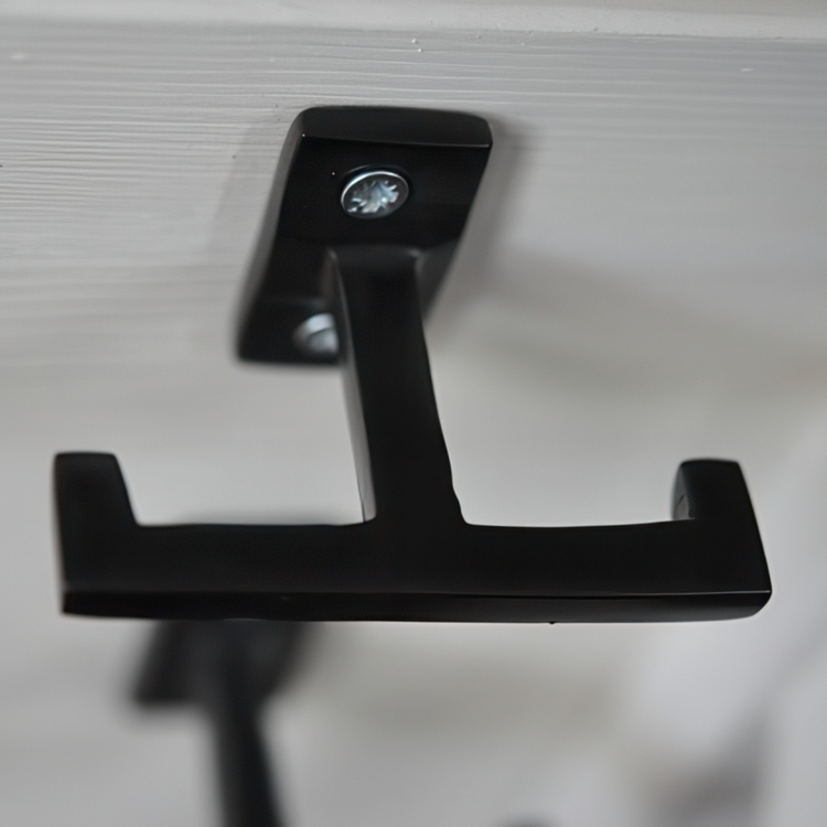 Double hook for hat shelf, STRAIGHT, Exmez