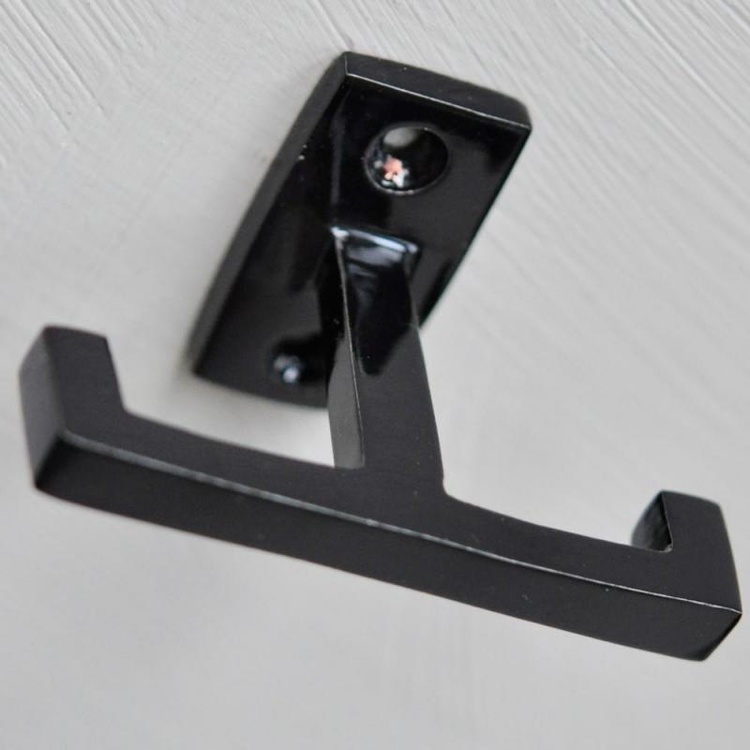 Double hook for hat shelf, STRAIGHT, Exmez