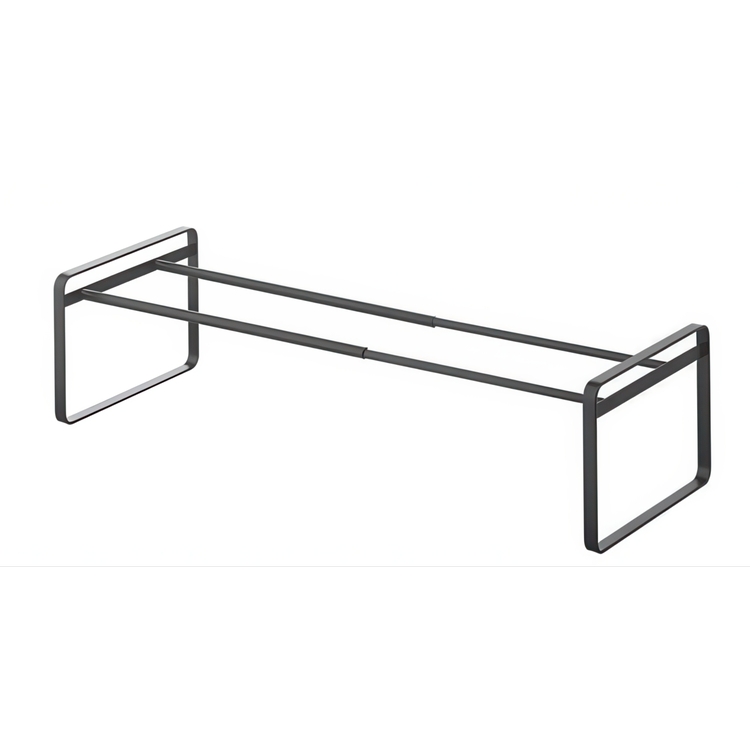 Expandable Shoe Rack in Metal, Stackable, FRAME, Yamazaki