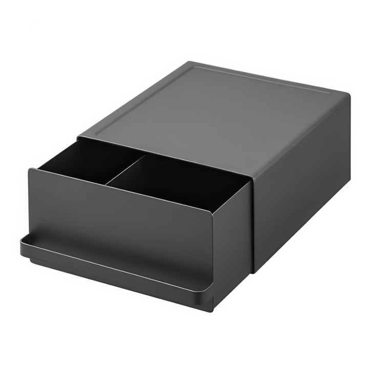 Extra Storage, Metal, SMALL TOWER COUNTERTOP DRAWER, 24,5 x 22, 2 x H 11,5 cm, Yamazaki