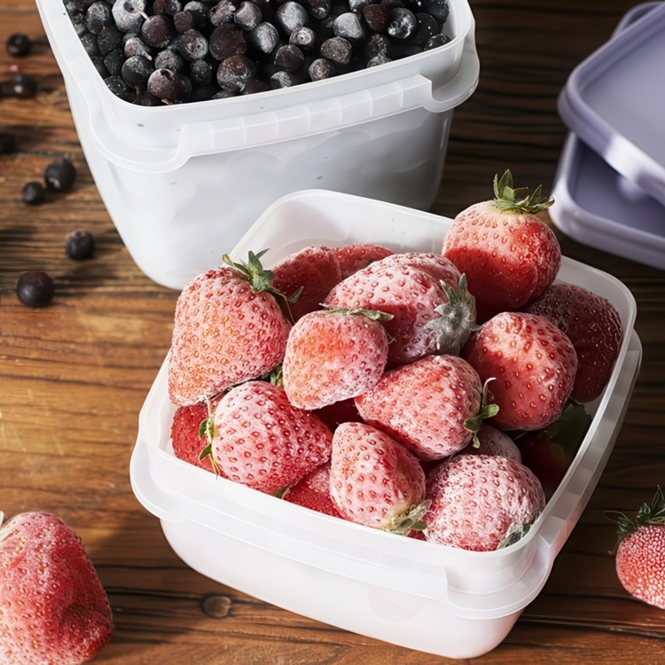 Freezer Boxes 0,3L, Stackable, Set of 6, SMARTSTORE FROST
