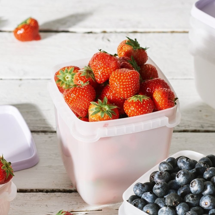 Freezer Boxes 1L, Stackable, Set of 3, SMARTSTORE FROST