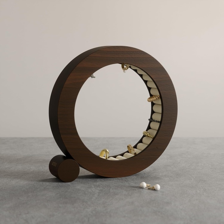 Storage for rings / earrings, UMBRA FERRIS JEWELRY ORGANIZER, Ø 19,1 cm