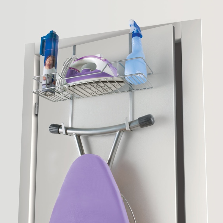 Over-Door Organizer, IRONY, 49 x 18 x H 44 cm, Silver