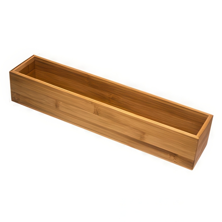 Storage Tray in Bamboo, TIDY SMART, 8 x 38 x H 7 cm, Nature