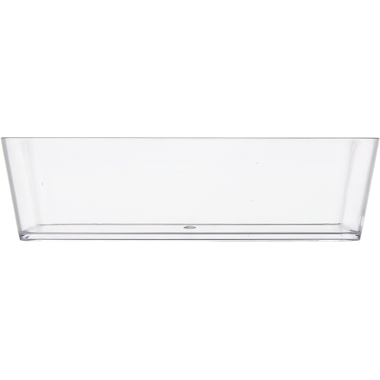 Storage tray, CANDY, 22 x 14 x H 6 cm, Clear