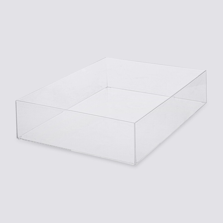 Storage tray, Stackable, SELENA ORGANISER XL, 38,5 x 25,6 x H 8,5 cm, Clear 