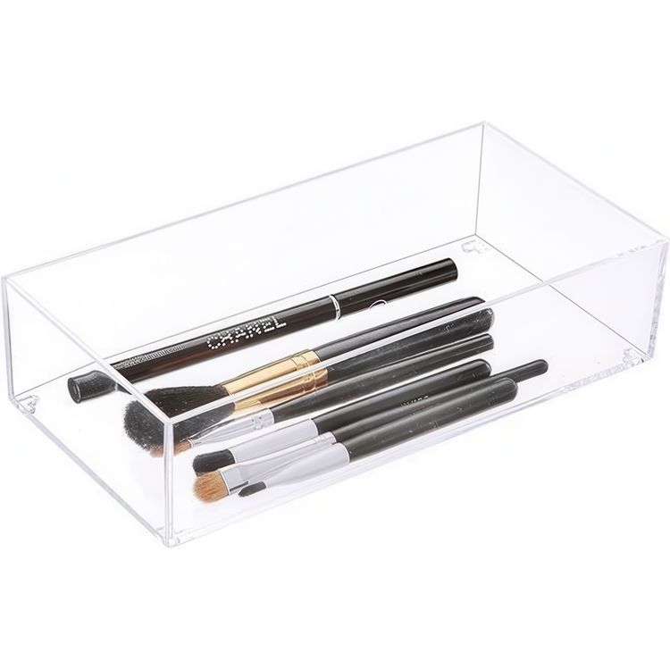 Storage tray, Stackable, SELENA ORGANISER SMALL, 16 x 9,7 x H 4,8 cm, Clear 