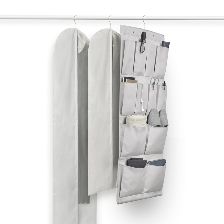 Storage pockets, MULTIPURPOSE TIDY, 45 x H 150 cm, Gray