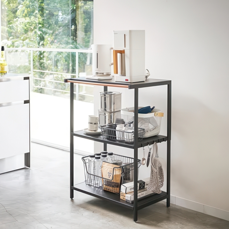 Metal Shelf, TOWER 3-TIERED RACK, 60 x 46,5 x H 90 cm, Yamazaki