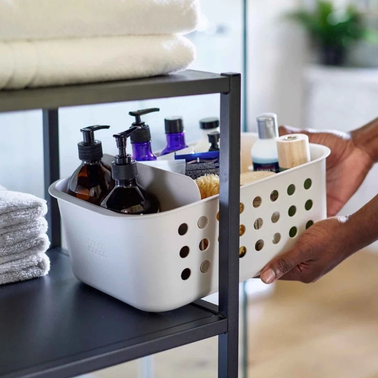 Storage Basket, , EASY STORE LARGE, 24 x 35 x H 15,8 cm , Joseph Joseph, Light grey