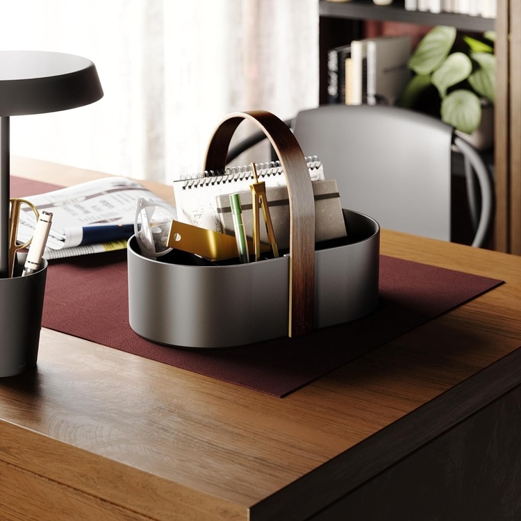 Basket, UMBRA BELLWOOD CADDY, 30 x 20 x H 23 cm