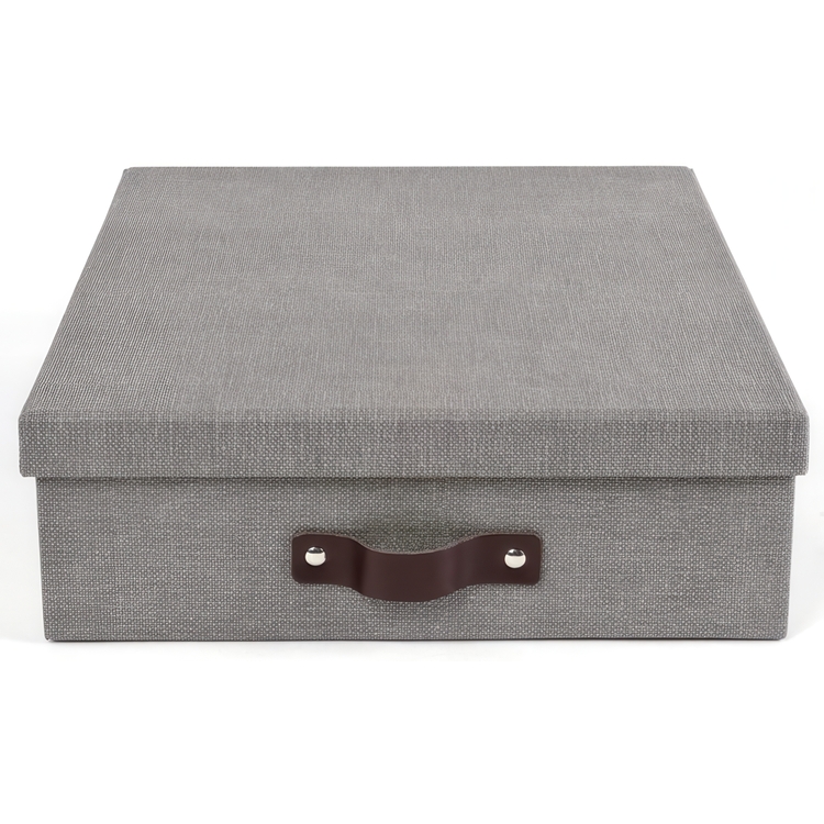 Storage box A4 +, BIGSO OSKAR CANVAS, 35 x 26 x H 8,5 cm