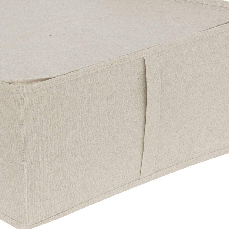 Storage Box, DRESSY RIGID BOX, 44,5 x 45,5 x H 20 cm, Beige