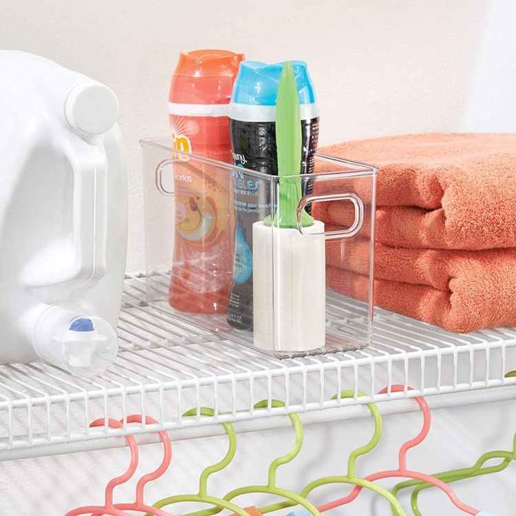 Storage Basket, ID BATH BINZ!, 25,4 x 10,2 x H 15,2 cm, Transparent