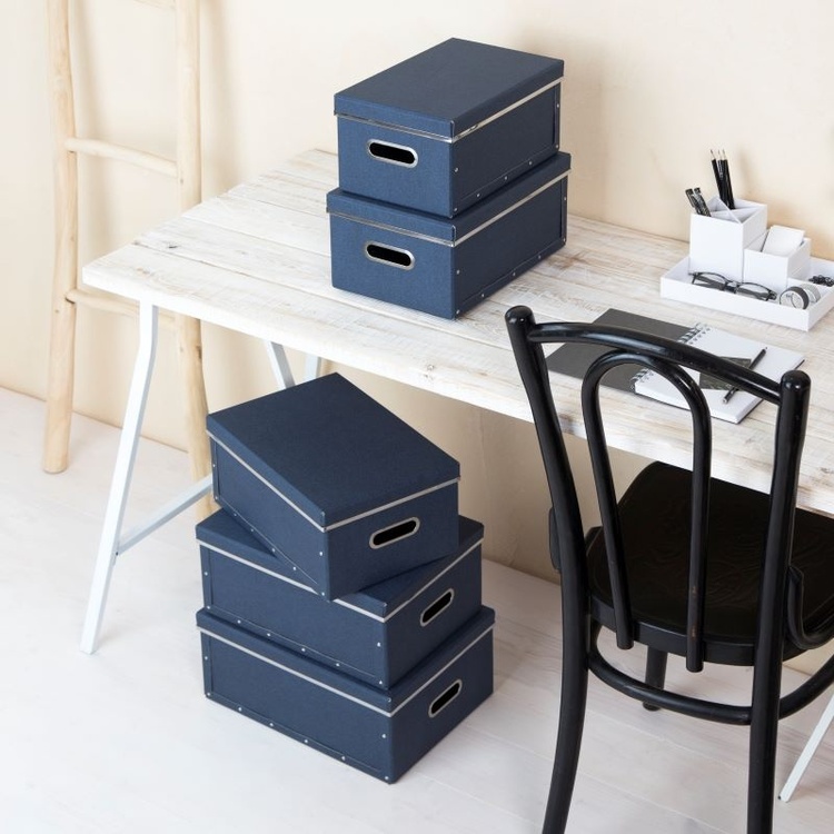 Storage boxes, Set of 5, BIGSO JOACHIM CANVAS