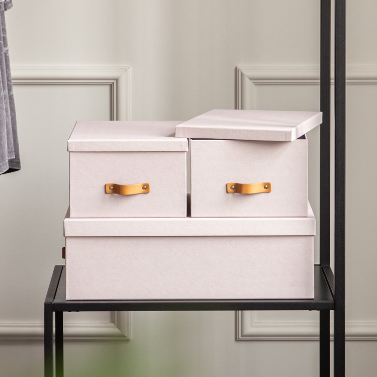 Storage boxes, Set of 3, BIGSO INGE RESTORE
