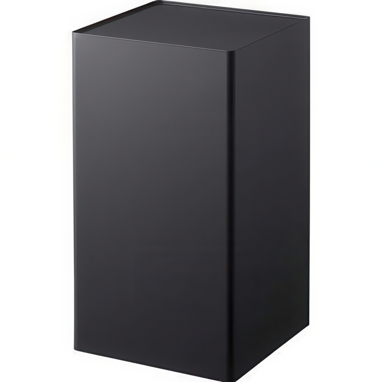 Storage trolley, TOWER ROLLING ORGANISER, 24 x 24 x H 44 cm, Black 