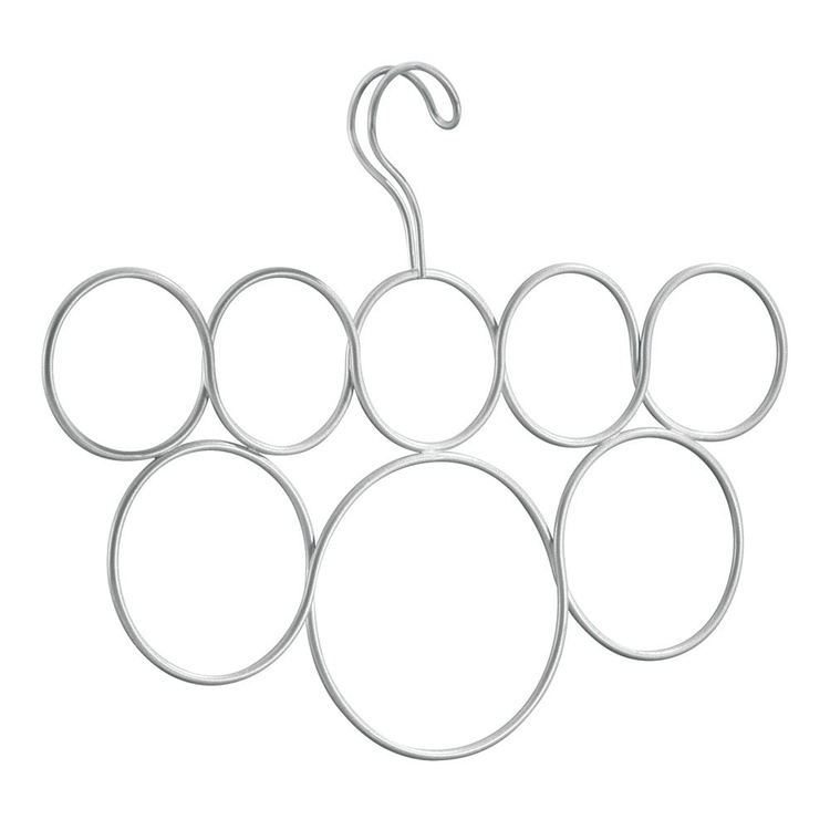 Hanger in metal, for shawls and scarves, 8 LOOP