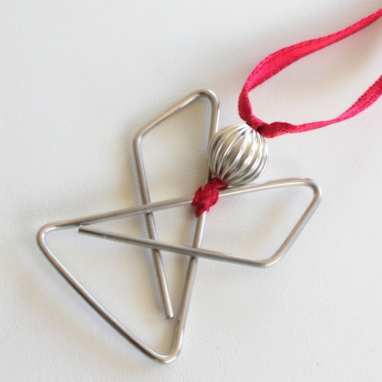 Butterfly paperclips, 50 psc, KREUZKLAMMERN XXL, 4,5 x 6 cm, Silver