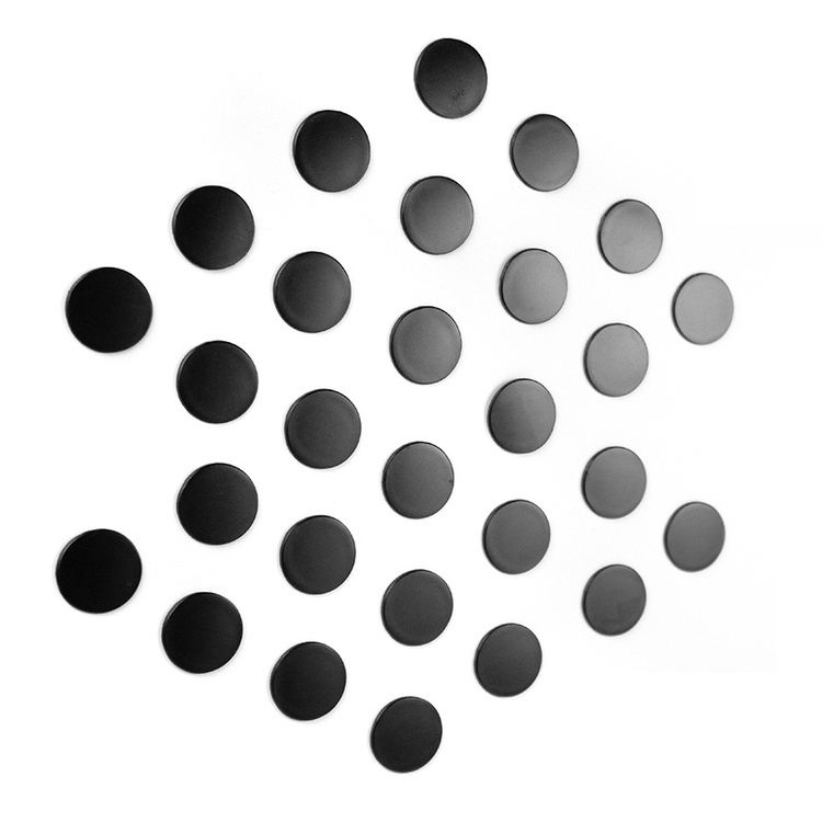 Magnetic dots, self-adhesive, Set of 28, ELEMENT DOT FLEX, Ø 2 cm, Black 