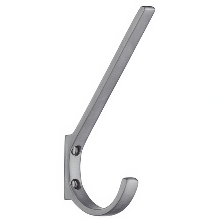 Hat hook, BESLAGSBODEN, H 15 cm Brushed chrome
