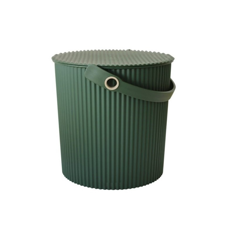 Bucket / basket with lid, LARGE OMNIOUTIL, 20L, Dark Green