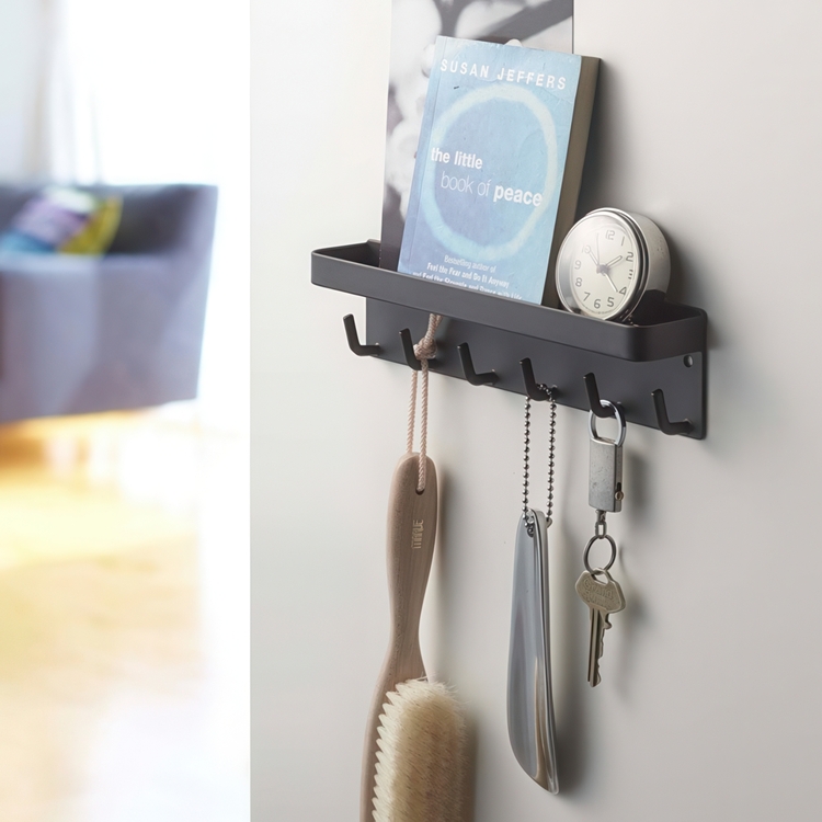 Key Hooks and Tray, Magnetic / Adhesive, SMART, Yamazaki