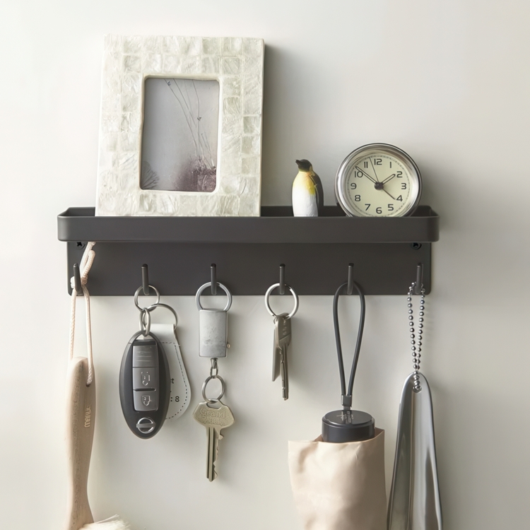 Key Hooks and Tray, Magnetic / Adhesive, SMART, Yamazaki