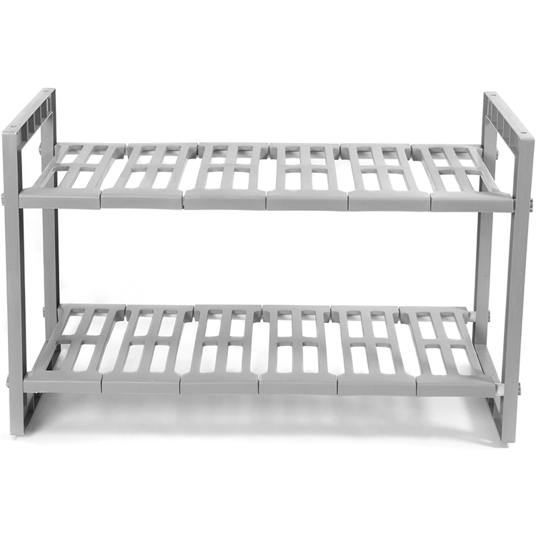 Under Sink Shelf, Extendable, UNDER-SINK RACK, Extendable 48 - 85 cm, Grey