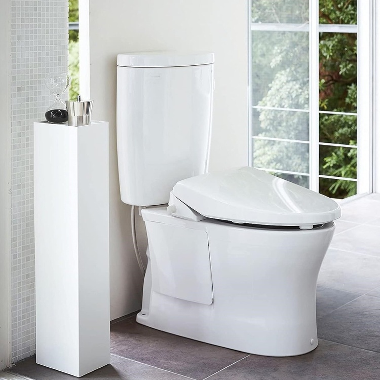 Shelf for toilet paper, TOWER SLIM TOILET RACK, 17 x 13 x H 70,5 cm, White