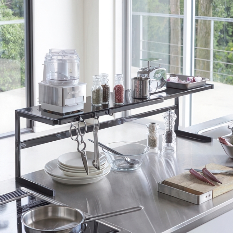 Shelf in Metal, TOWER EXPANDABLE KITCHEN RACK, Yamazaki