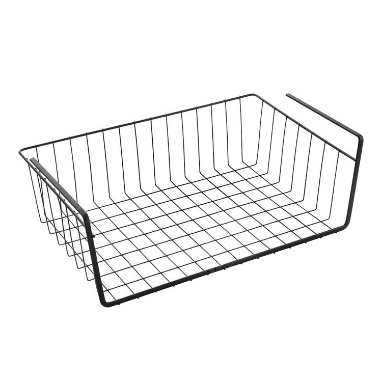 Hanging basket, LAVA LARGE, 40 x 26 x H 14 cm, Black