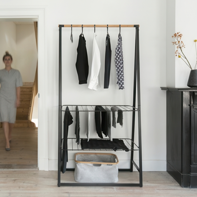 Clothing rack with Shelves, BRABANTIA LINN LARGE, 99,5 x 57 x H 190 cm