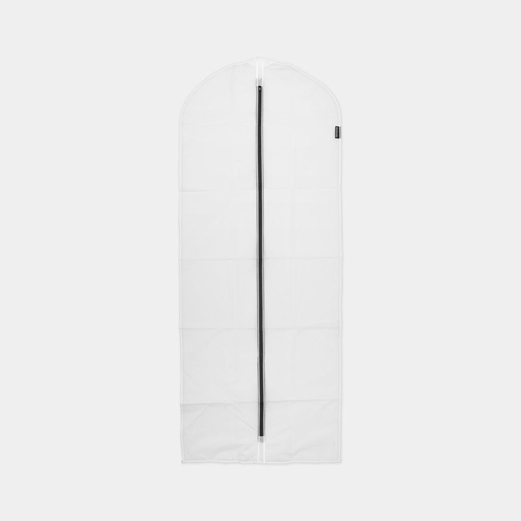 Clothes Cover, Extra Long, Set of 2, BRABANTIA - XL - 60 x H 150 cm, Transparent / Black