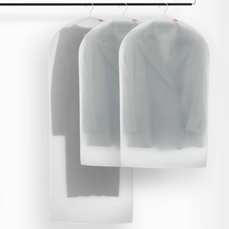 Clothes Covers, Set of 3, MILKY WHITE MIX , 1 L+ 2 S, Transparent White