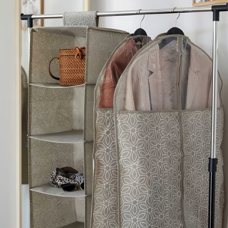 Dress cover / Garment bag, Extra Long, BALANCE LONG, 60 x H 150 cm, Taupe