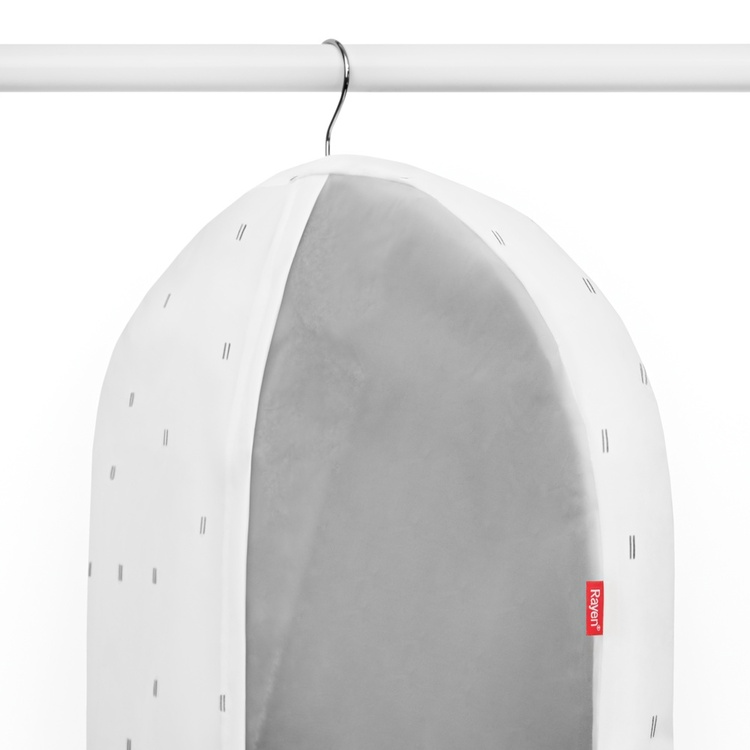 Dress cover, Extra Long, RAIN, 60 x 5 x H 150, Clear / White