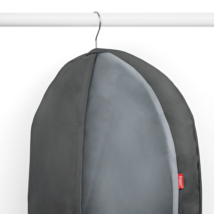 Dress cover / Garment bag, Short, RAYEN PREMIUM, 60 x 5 x H 100 cm, Dark Grey