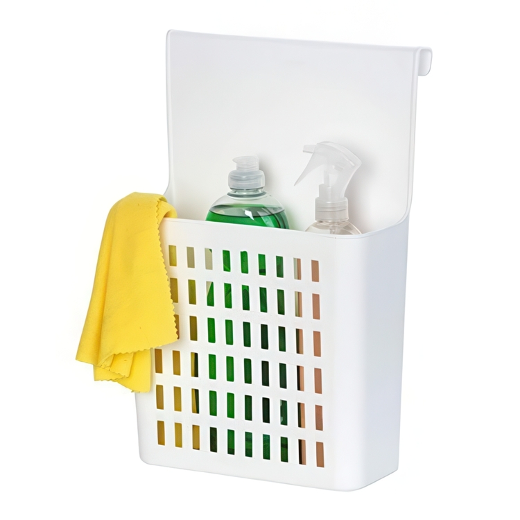 Cabinet Door Basket, TÜR-ORGANIZER, 24 x 12 cm H35,5, White