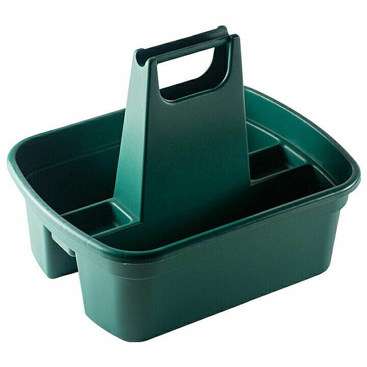 Basket with tall handle, HOME & GARDEN TIDY, 40 x 30 x H 30 cm, Green