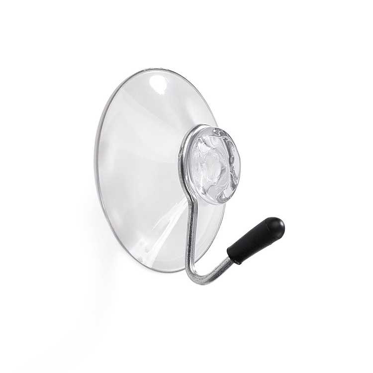 Hooks suction cup, Set of 2, HABO, Ø 4 cm, Clear