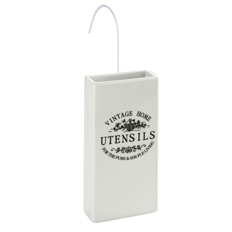 Hanging humidifier, Ceramic, VINTAGE HOME UTENSILS, White
