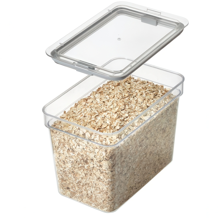 Airtight Container, 2,1 L, iD FRESH MEDIUM TALL CANISTER, 13 x 20,5 x H 15 cm, Transparent 