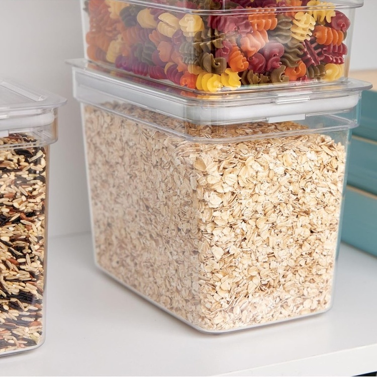 Airtight Container, 2,1 L, iD FRESH MEDIUM TALL CANISTER, 13 x 20,5 x H 15 cm, Transparent 