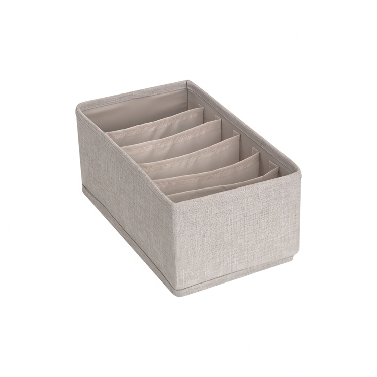 Drawer Organizer, 6 compartments, BIGSO SOFT STORAGE, 16,5 x 29 x H 11 cm