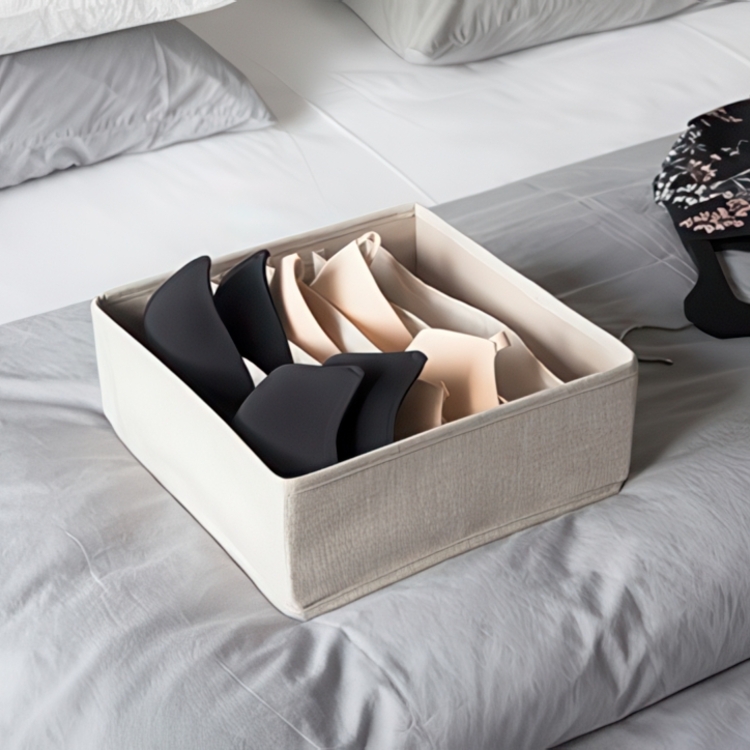 Drawer Organizer, 6 compartments, BIGSO SOFT SQUARE STORAGE, 29 x 29 x H 11 cm