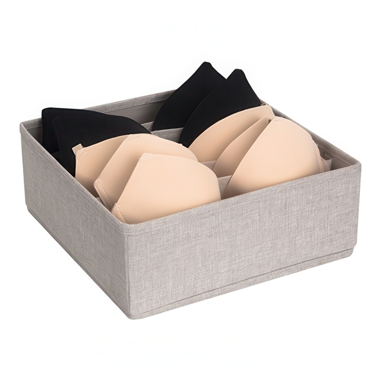 Drawer Organizer, 6 compartments, BIGSO SOFT SQUARE STORAGE, 29 x 29 x H 11 cm